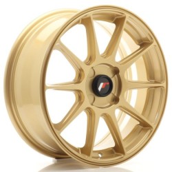 Japan Racing JR-11 17x7" (4 hole custom PCD) ET20-38, Gold