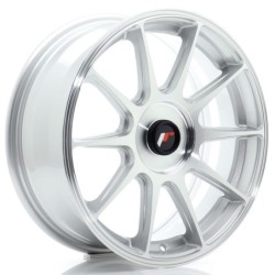 Japan Racing JR-11 17x7" (4 & 5 hole custom PCD) ET20-38, Silver
