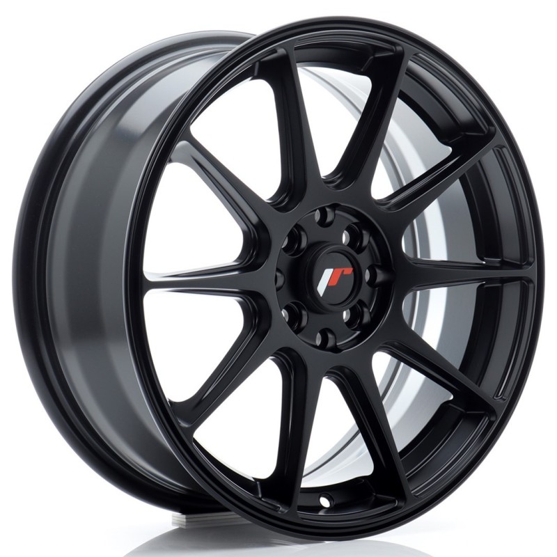 Japan Racing JR-11 17x7" 4x100/114.3 ET35, Flat Black