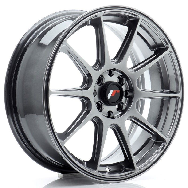 Japan Racing JR-11 17x7" 5x100/108 ET35, Hyper Black