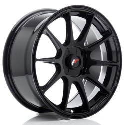 Japan Racing JR-11 17x8" (4 hole custom PCD) ET20-35, Gloss Black