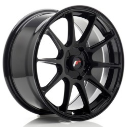 Japan Racing JR-11 17x8" (5 hole custom PCD) ET20-35, Gloss Black