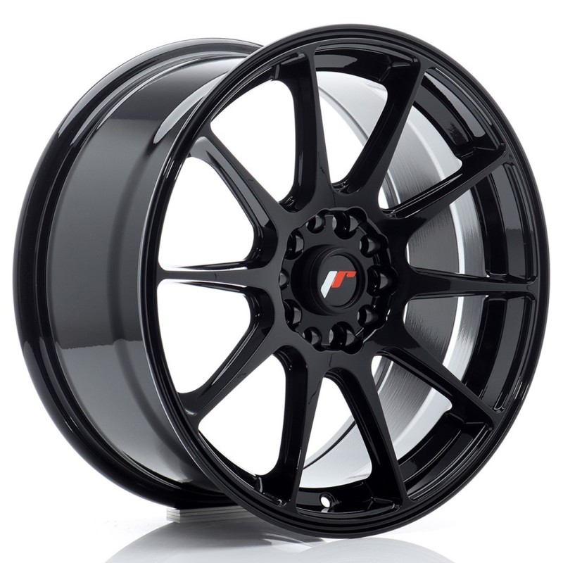 Japan Racing JR-11 17x8" 4x100/108 ET25, Gloss Black