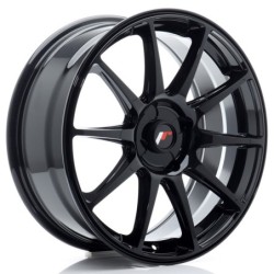 Japan Racing JR-11 18x7.5" (4 hole custom PCD) ET20-40, Gloss Black