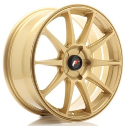 Japan Racing JR-11 18x7.5" (5 hole custom PCD) ET20-40, Gold