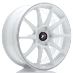 Japan Racing JR-11 18x7.5" (5 hole custom PCD) ET20-40, White
