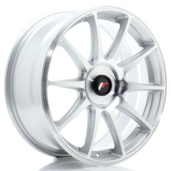 Japan Racing JR-11 18x7.5" (4 & 5 hole custom PCD) ET20-40, Silver