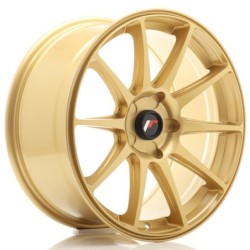 Japan Racing JR-11 18x8.5" (5 hole custom PCD) ET20-40, Gold