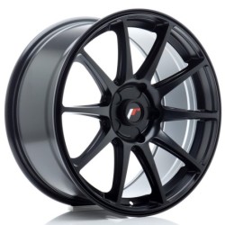 Japan Racing JR-11 18x8.5" (5 hole custom PCD) ET20-40, Flat Black