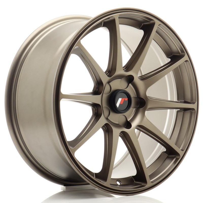 Japan Racing JR-11 18x8.5" (5 hole custom PCD) ET20-40, Bronze