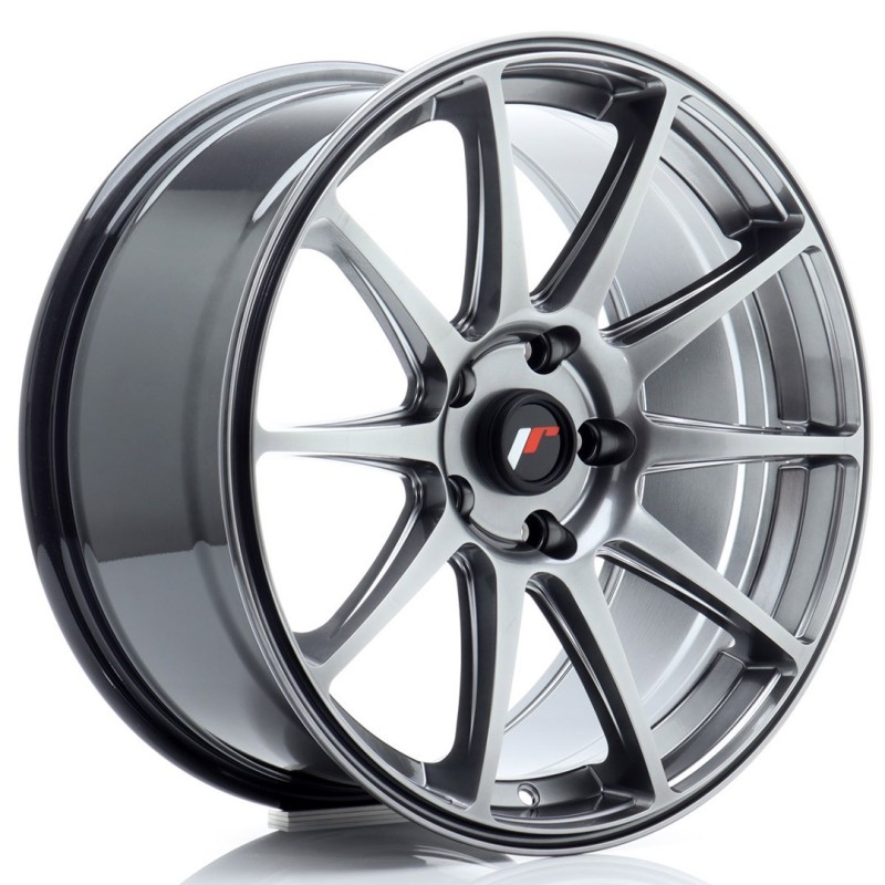 Japan Racing JR-11 18x8.5" 5x100 ET35, Hyper Black