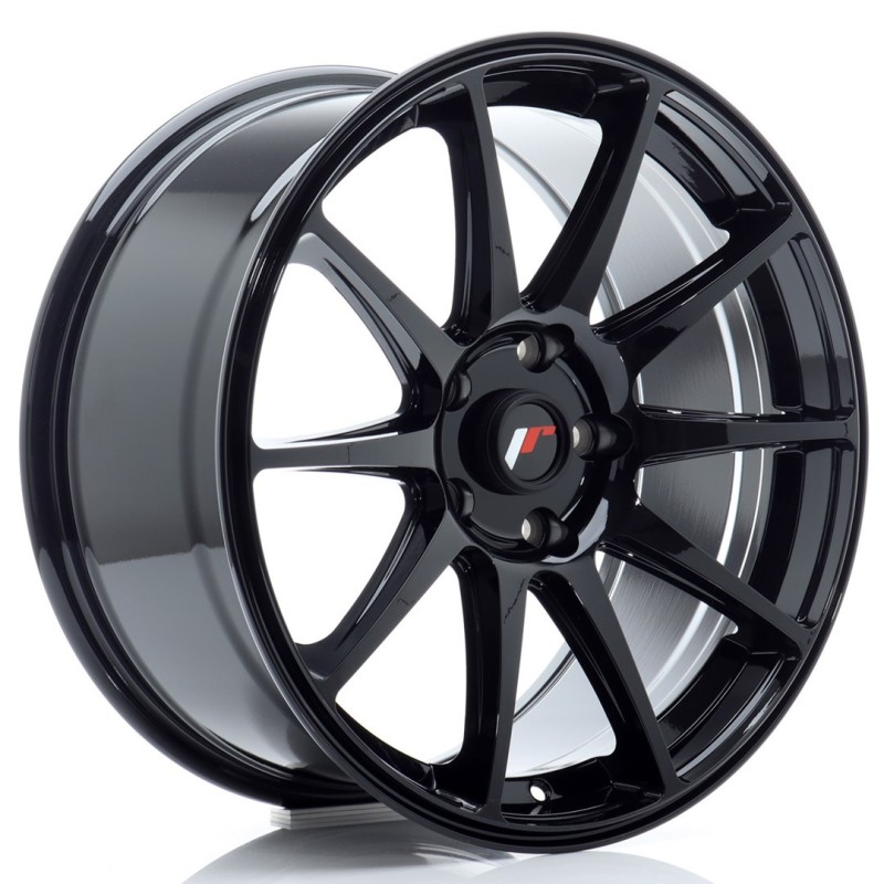 Japan Racing JR-11 18x8.5" 5x112 ET40, Gloss Black
