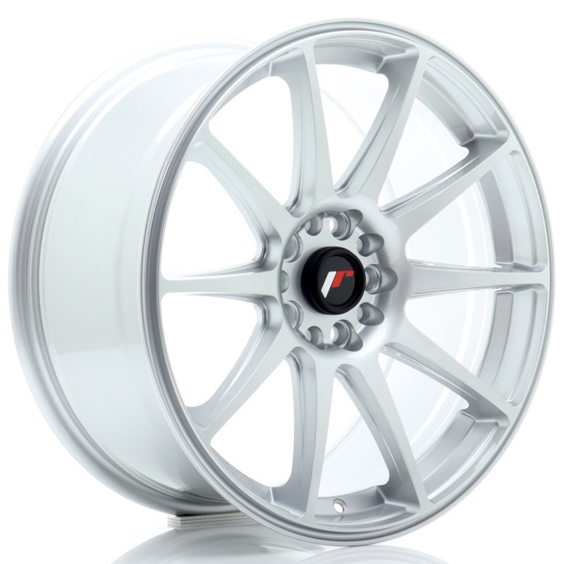 Japan Racing JR-11 18x8.5" 5x112/114.3 ET40, Silver
