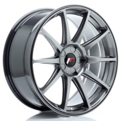Japan Racing JR-11 19x8.5" (5 hole custom PCD) ET20-42, Hyper Black