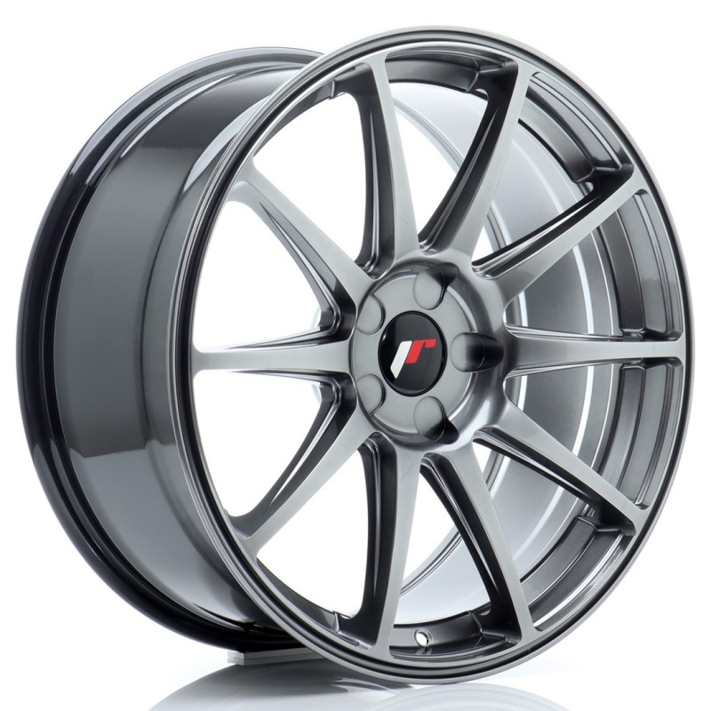 Japan Racing JR-11 19x8.5" (5 hole custom PCD) ET20-42, Hyper Black