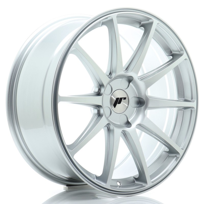 Japan Racing JR-11 19x8.5" (5 hole custom PCD) ET20-42, Silver