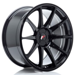 Japan Racing JR-11 Extreme Concave 19x9.5" (5 hole custom PCD) ET15-35, Gloss Black