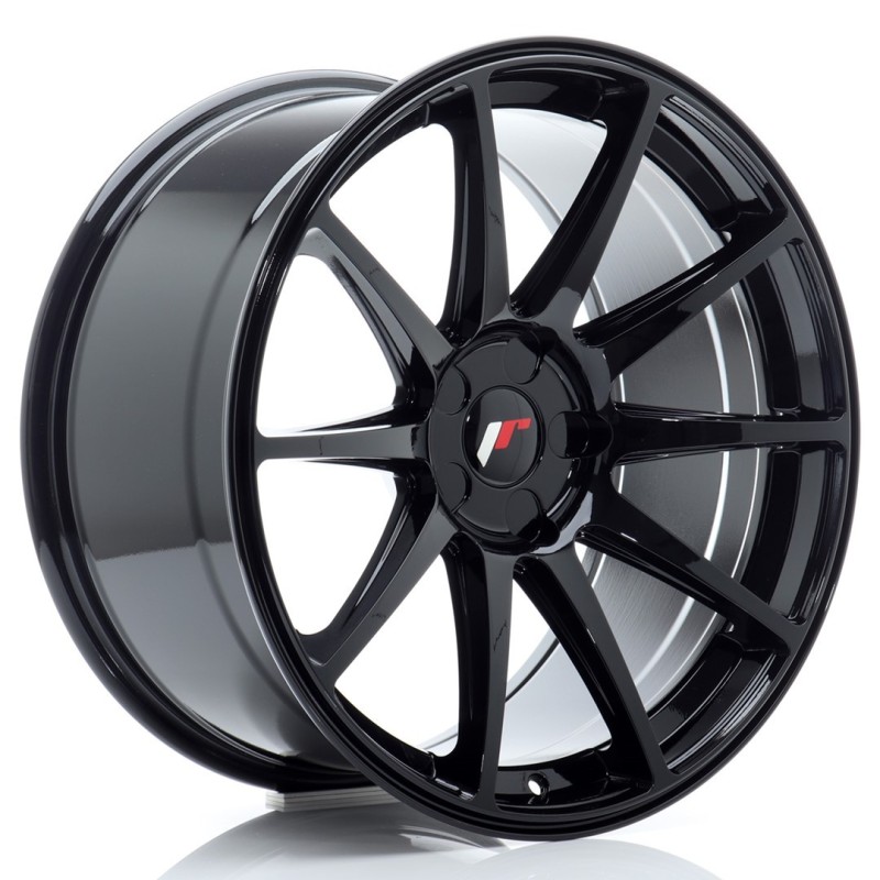Japan Racing JR-11 Extreme Concave 19x9.5" (5 hole custom PCD) ET15-35, Gloss Black