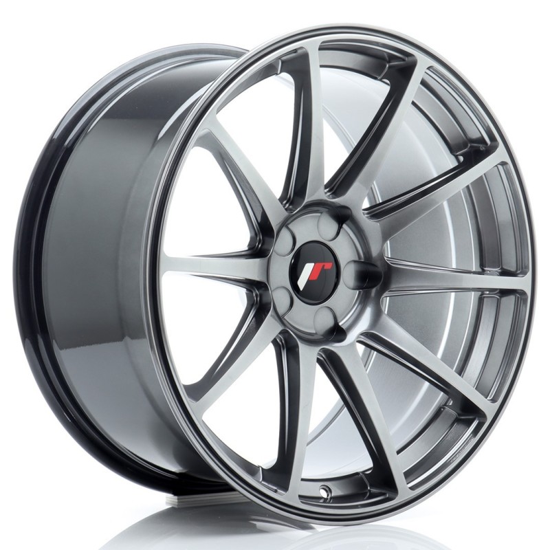 Japan Racing JR-11 Extreme Concave 19x9.5" (5 hole custom PCD) ET15-35, Hyper Black