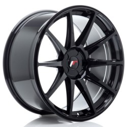 Japan Racing JR-11 Extreme Concave 20x10" (5 hole custom PCD) ET20-40, Gloss Black