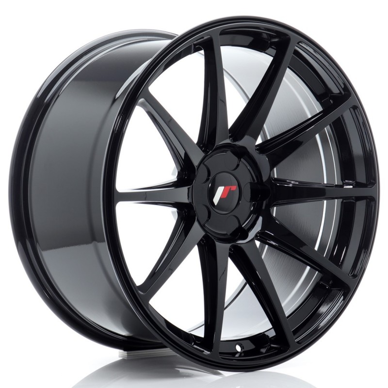 Japan Racing JR-11 Extreme Concave 20x10" (5 hole custom PCD) ET20-40, Gloss Black