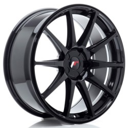Japan Racing JR-11 20x8.5" (5 hole custom PCD) ET20-35, Gloss Black