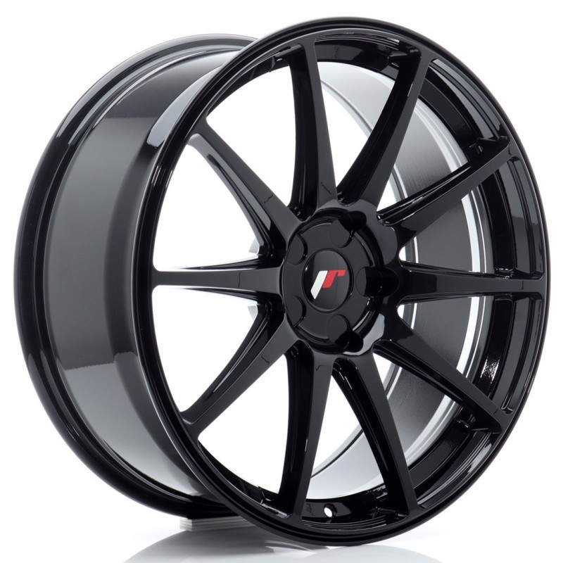 Japan Racing JR-11 20x8.5" (5 hole custom PCD) ET20-35, Gloss Black