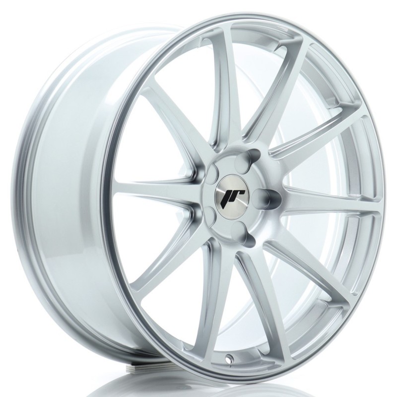 Japan Racing JR-11 20x8.5" (5 hole custom PCD) ET20-35, Silver