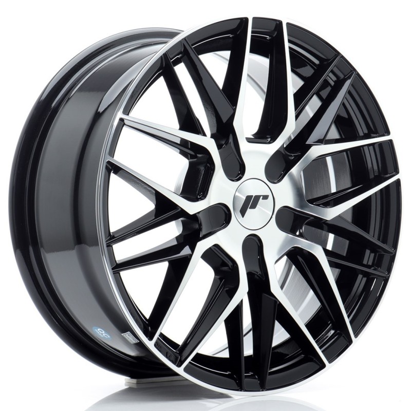 Japan Racing JR-28 16x7" (4 & 5 hole custom PCD) ET20-40, Gloss Black