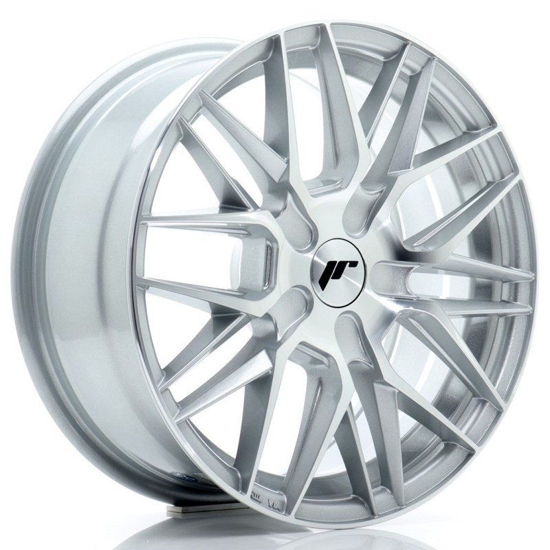 Japan Racing JR-28 16x7" (4 & 5 hole custom PCD) ET20-40, Silver