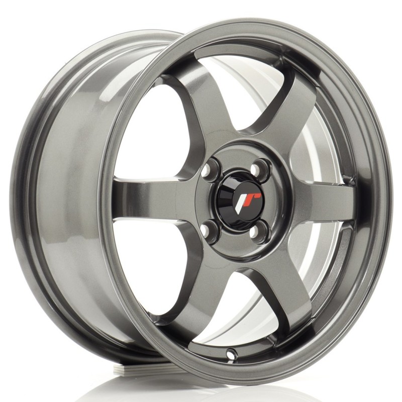 Japan Racing JR-3 15x7" 4x100 ET25, Gunmetal