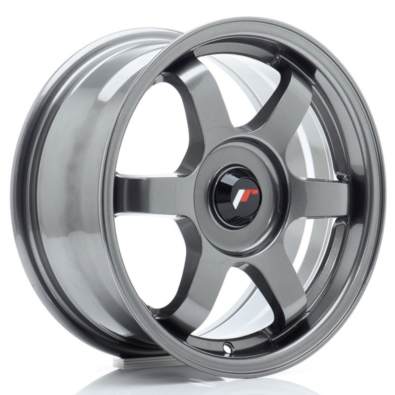 Japan Racing JR-3 15x7" (4 & 5 hole custom PCD) ET25-42, Gunmetal