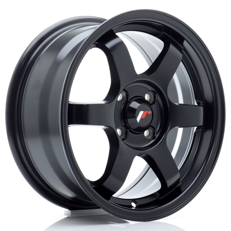 Japan Racing JR-3 15x7" 4x114.3 ET40, Flat Black