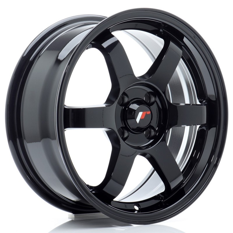 Japan Racing JR-3 16x7" 4x100 ET25, Gloss Black