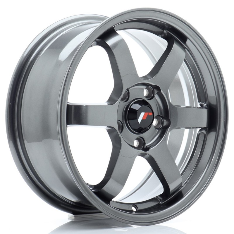 Japan Racing JR-3 16x7" 4x100 ET25, Gunmetal
