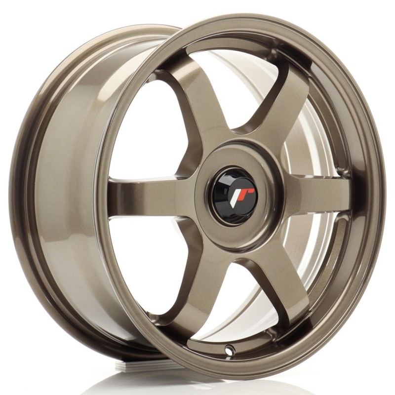 Japan Racing JR-3 16x7" (4 & 5 hole custom PCD) ET25-40, Bronze
