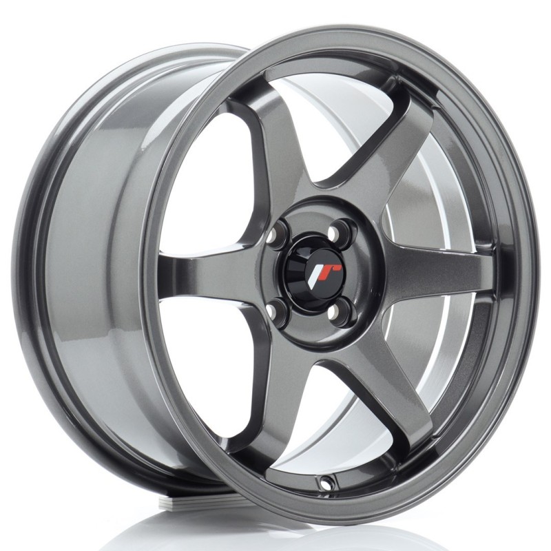 Japan Racing JR-3 16x8" 4x100 ET25, Gunmetal