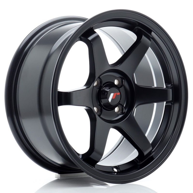 Japan Racing JR-3 16x8" 4x100 ET25, Flat Black