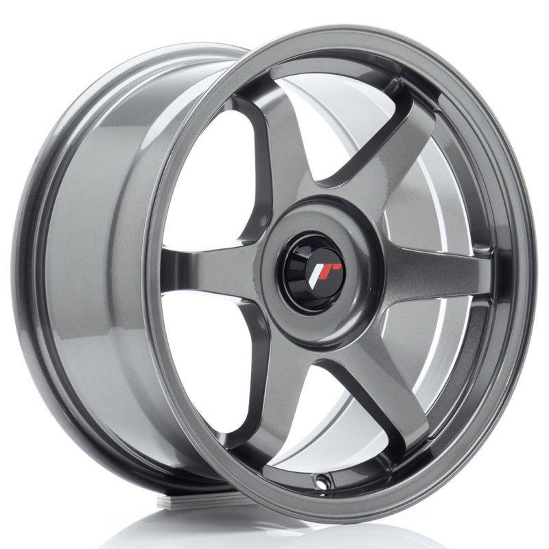 Japan Racing JR-3 16x8" (4 & 5 hole custom PCD) ET25, Gunmetal