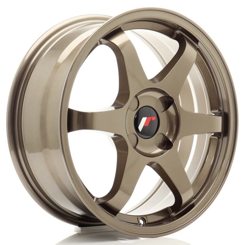 Japan Racing JR-3 17x7" (4 hole custom PCD) ET20-42, Bronze