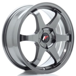 Japan Racing JR-3 17x7" (5 hole custom PCD) ET20-42, Gunmetal
