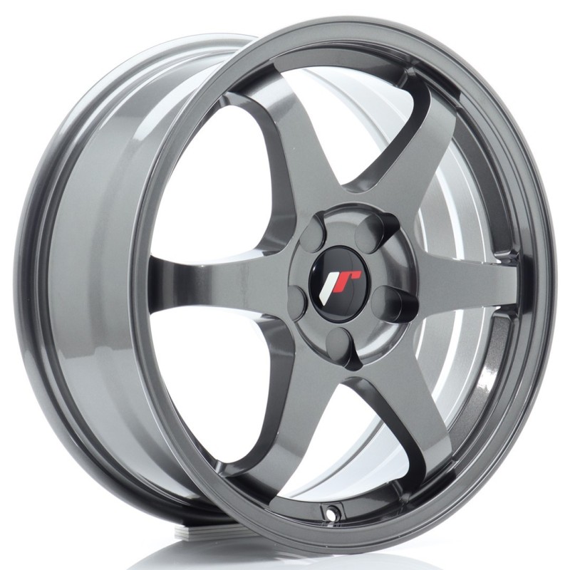 Japan Racing JR-3 17x7" (5 hole custom PCD) ET20-42, Gunmetal