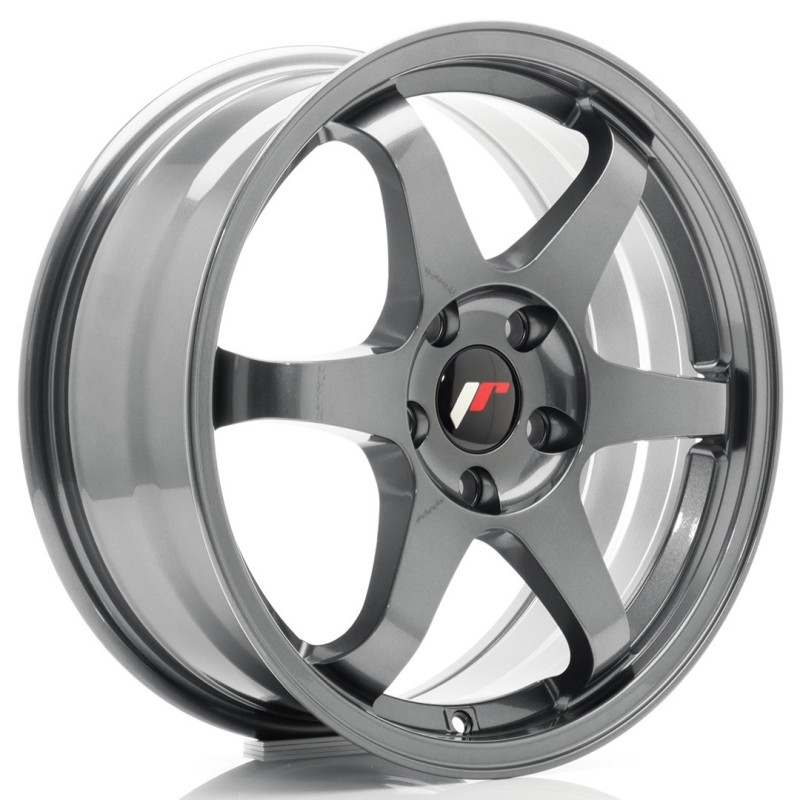 Japan Racing JR-3 17x7" 4x100 ET40, Gunmetal