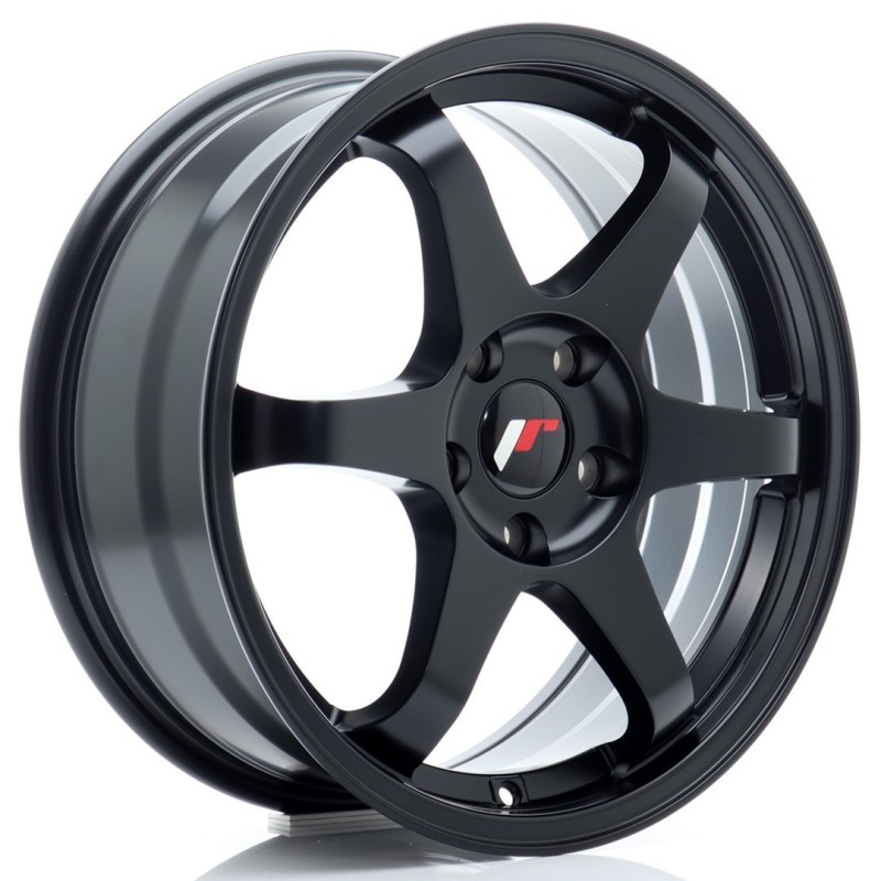 Japan Racing JR-3 17x7" 4x114.3 ET40, Flat Black