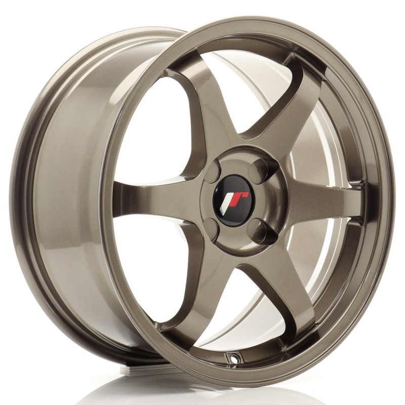 Japan Racing JR-3 17x8" (4 hole custom PCD) ET20-35, Bronze