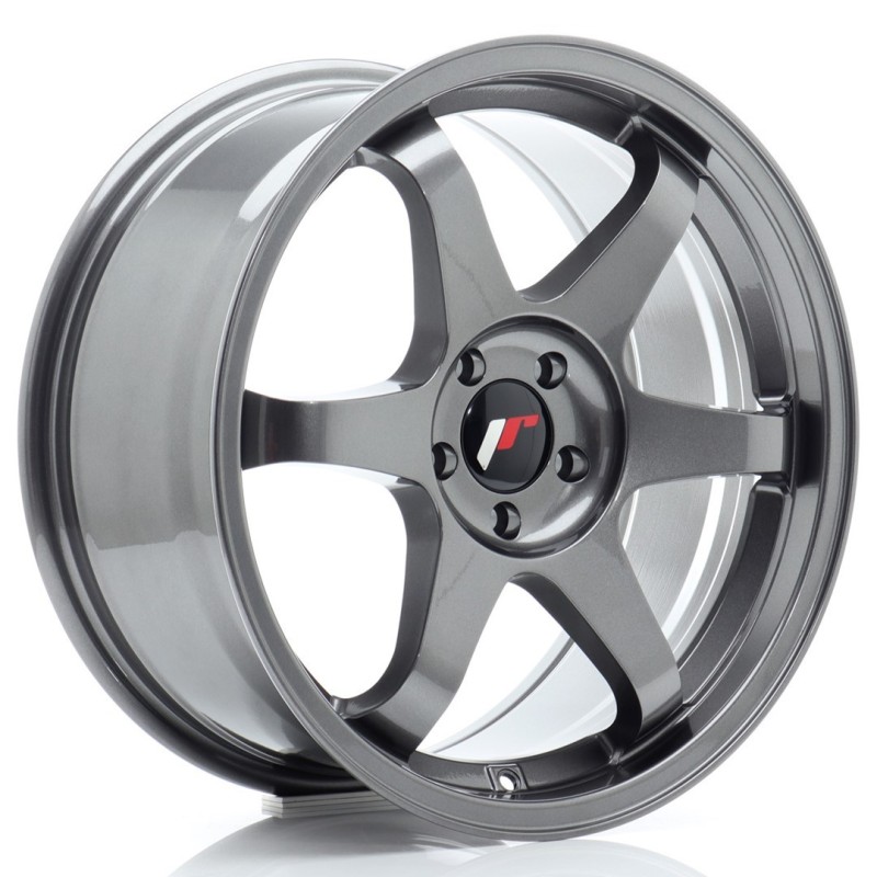 Japan Racing JR-3 17x8" 5x100 ET35, Gunmetal
