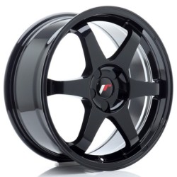 Japan Racing JR-3 18x8" (5 hole custom PCD) ET20-45, Gloss Black