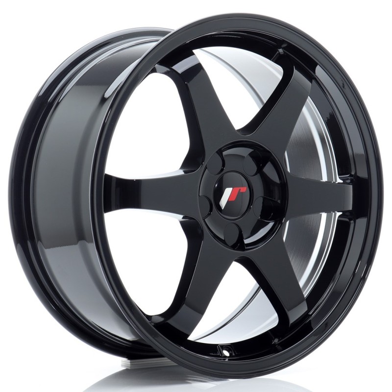Japan Racing JR-3 18x8" (5 hole custom PCD) ET20-45, Gloss Black