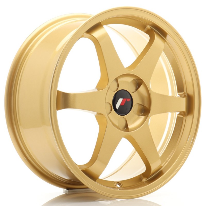 Japan Racing JR-3 18x8" (5 hole custom PCD) ET20-45, Gold