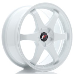 Japan Racing JR-3 18x8" (5 hole custom PCD) ET20-45, White